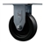Service Caster #20 Series rigid casters with 4 inch polyolefin wheel feature a bright zinc plated finish.