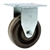 4" Rigid caster black high temp phenolic wheel with 1-1/2" tread