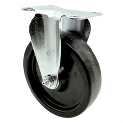 Service Caster #20 Series rigid casters with 5 inch phenolic wheel.
