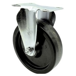 Service Caster #20 Series rigid casters with 5 inch phenolic wheel.
