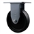 Service Caster #20 Series rigid casters with 5 inch polyolefin wheel feature a bright zinc plated finish.