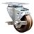 3 Inch swivel caster high temperature phenolic wheel with brake