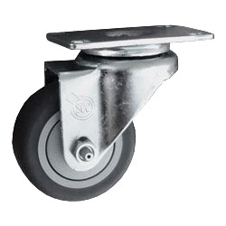 3" Swivel Caster with Thermoplastic Rubber Tread