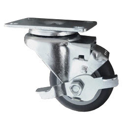 3" Swivel Caster with Thermoplastic Rubber Tread