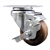 3-1/2 Inch swivel caster high temp glass filled nylon wheel and brake