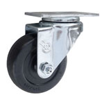 Swivel Caster with Hard Rubber Wheel