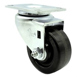 Service Caster #20 Series swivel casters with 3-1/2 inch phenolic wheel.
