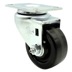 Service Caster #20 Series swivel casters with 3-1/2 inch phenolic wheel.