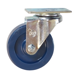 3-1/2"  top plate swivel caster with solid polyurethane wheel