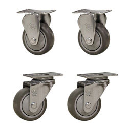 thermoplastic rubber caster set
