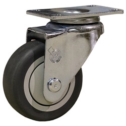 3.5" Swivel Caster with Thermoplastic Rubber Tread