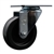 Service Caster #20 Series swivel casters with 4 inch polyolefin wheel feature a bright zinc plated finish.