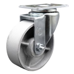 swivel casters with 4 inch semi steel cast iron wheel