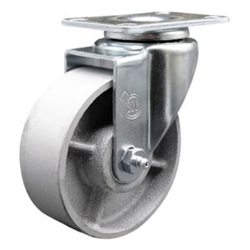 swivel casters with 4 inch semi steel cast iron wheel