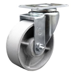 swivel casters with 4 inch semi steel cast iron wheel