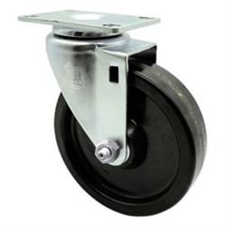 Service Caster #20 Series swivel casters with 5 inch phenolic wheel.