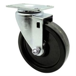 Service Caster #20 Series swivel casters with 5 inch phenolic wheel.