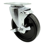 5 Inch swivel caster phenolic wheel and brake