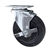 5" Swivel Caster with Polyolefin Wheel and Top Lock Brake