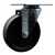 Service Caster #20 Series swivel casters with 5 inch polyolefin wheel feature a bright zinc plated finish.