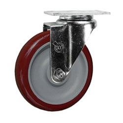 5" Swivel Caster with Polyurethane Tread