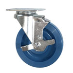 5"  Swivel Caster with Brake and Polyurethane Wheel