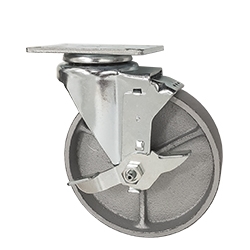 5"  Swivel Caster with Brake and Semi Steel Cast Wheel