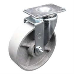 swivel casters with 5 inch semi steel cast iron wheel