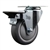 Swivel casters with 5 inch thermoplastic rubber tread wheel and posi lock brake