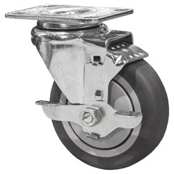 5" Swivel Caster with Thermoplastic Rubber Tread