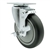 Swivel casters with 5 inch thermoplastic rubber tread wheel and brake