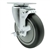 Swivel casters with 5 inch thermoplastic rubber tread wheel and brake