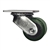 3-1/4 Inch Heavy Duty Low Profile Swivel Caster with Polyurethane Tread Wheel and Ball bearings