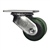 3-1/4 Inch Heavy Duty Low Profile Swivel Caster with Polyurethane Tread Wheel