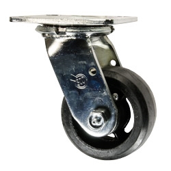 4 Inch Swivel Caster with Rubber Tread Wheel