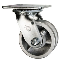 4 Inch Swivel Caster with V Groove Wheel