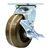 Service Caster Series #30 high temperature swivel caster with 5 inch durable glass filled nylon wheel and brake.