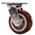 5 Inch Swivel Caster with Polyurethane Tread on Poly Core Wheel and Ball Bearings