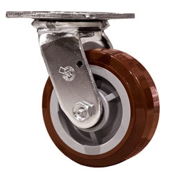 5 Inch Heavy Duty Swivel Caster with Polyurethane Wheel