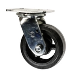 5 Inch Swivel Caster with Rubber Tread Wheel and Ball Bearings