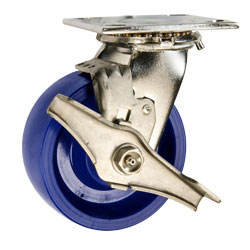 5 Inch Swivel Caster - Solid Polyurethane Wheel