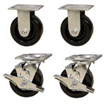 6 Inch Toolbox Caster with Phenolic Wheels and precision bearings