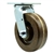 Service Caster Series #30 swivel caster fitted with durable 6 inch diameter by 2 inch wide high temperature phenolic wheel.
