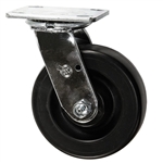 6 Inch Polyolefin Wheel Swivel Caster with Ball Bearings