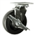6 Inch Polyolefin Wheel Swivel Caster with Ball Bearings and Brake