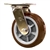 6 Inch Swivel Caster with Polyurethane Tread on Poly Core Wheel and Ball Bearings