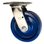 6 Inch Swivel Caster - Solid Polyurethane Wheel