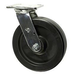 8 Inch Swivel Caster with Polyolefin Wheel and Ball Bearings