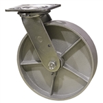 8 Inch Swivel Caster with Semi Steel Wheel and Ball Bearings