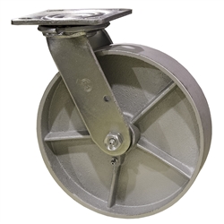 8 Inch Swivel Caster with Semi Steel Wheel and Ball Bearings